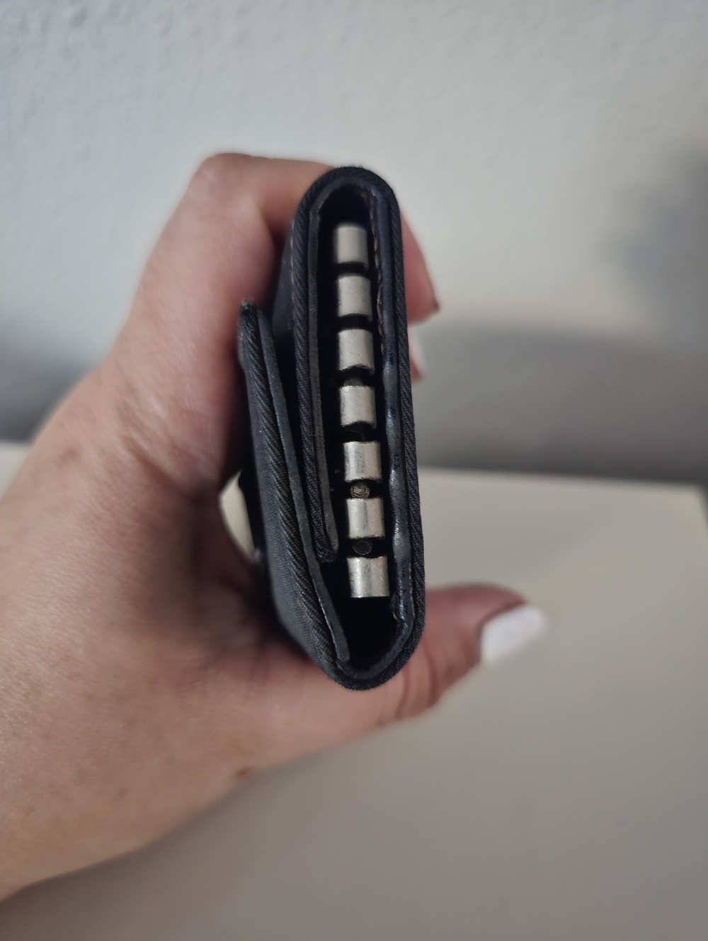 🖤​Prada Vintage Tessuto Nylon 6-Key Holder Wallet - Black - Picture 12 of 13